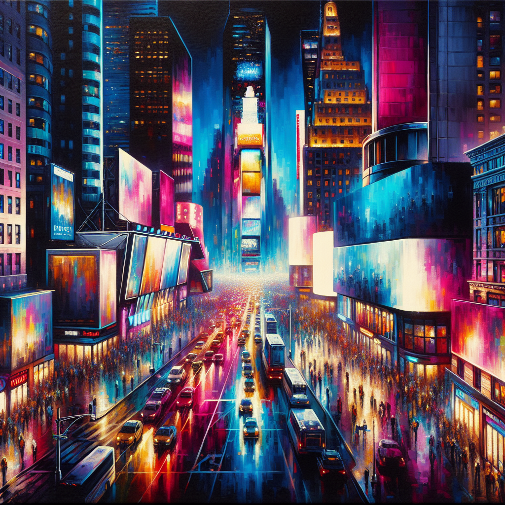 Creating a Dynamic Atmosphere: The Impact of Times Square Art on Your Home