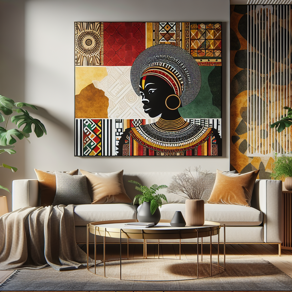 Exploring the Impact of Canvas Art Featuring African Women on Scandinavian Home Decor  