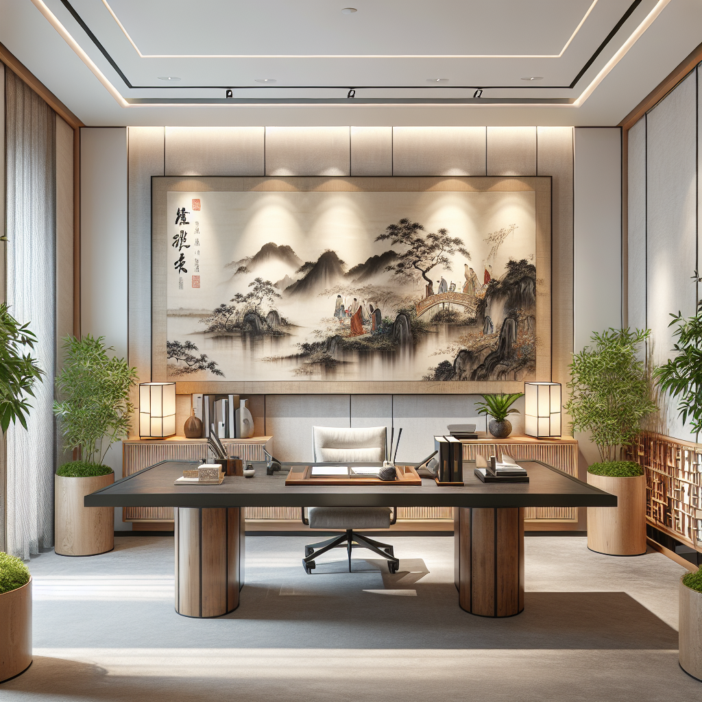 Enhancing Office Aesthetics with Cultural Decorative Pieces  