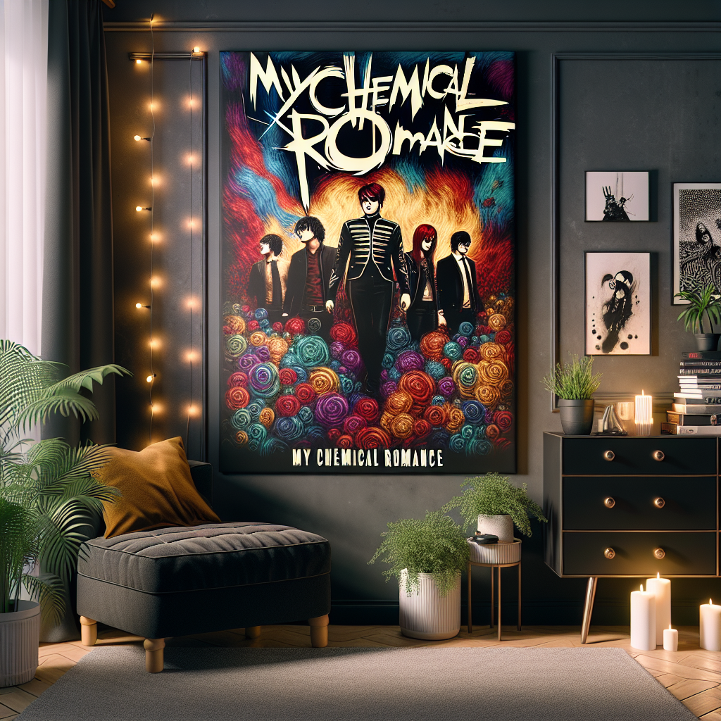 Artistic My Chemical Romance Wall Art: A Celebration of Music and Emotion  