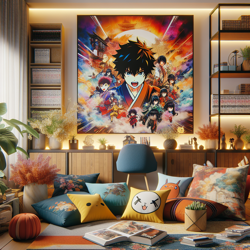 Exploring the Artistic Appeal of Stylish Japanese Animation Wall Art for Anime Fans  