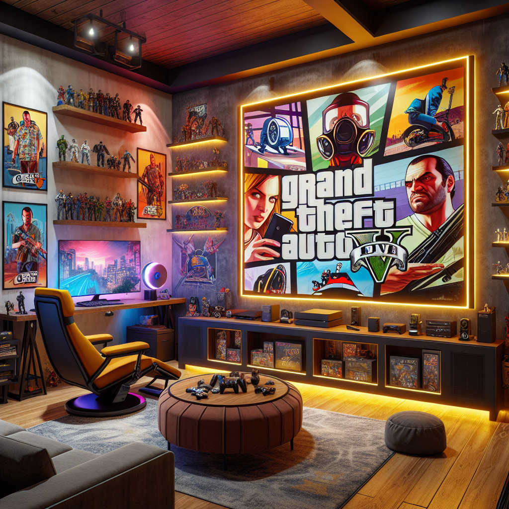 Best Places to Display Grand Theft Auto V Art in Your Home for Maximum Impact  