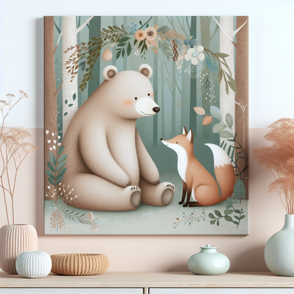 Exploring the Allure of Nature-inspired Wall Art Featuring Animals for Whimsical Room Decoration  