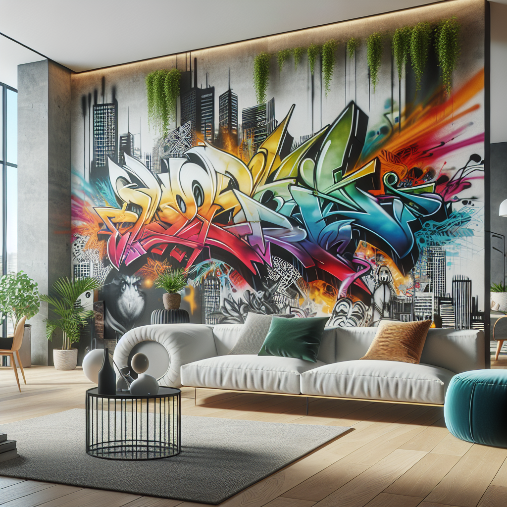 Transform Your Living Space with Urban-Inspired Graffiti Wall Art  