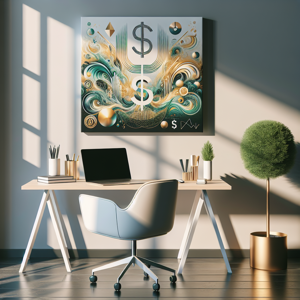 Incorporating Artistic Flair Canvas Prints Featuring Financial Motifs into Your Space