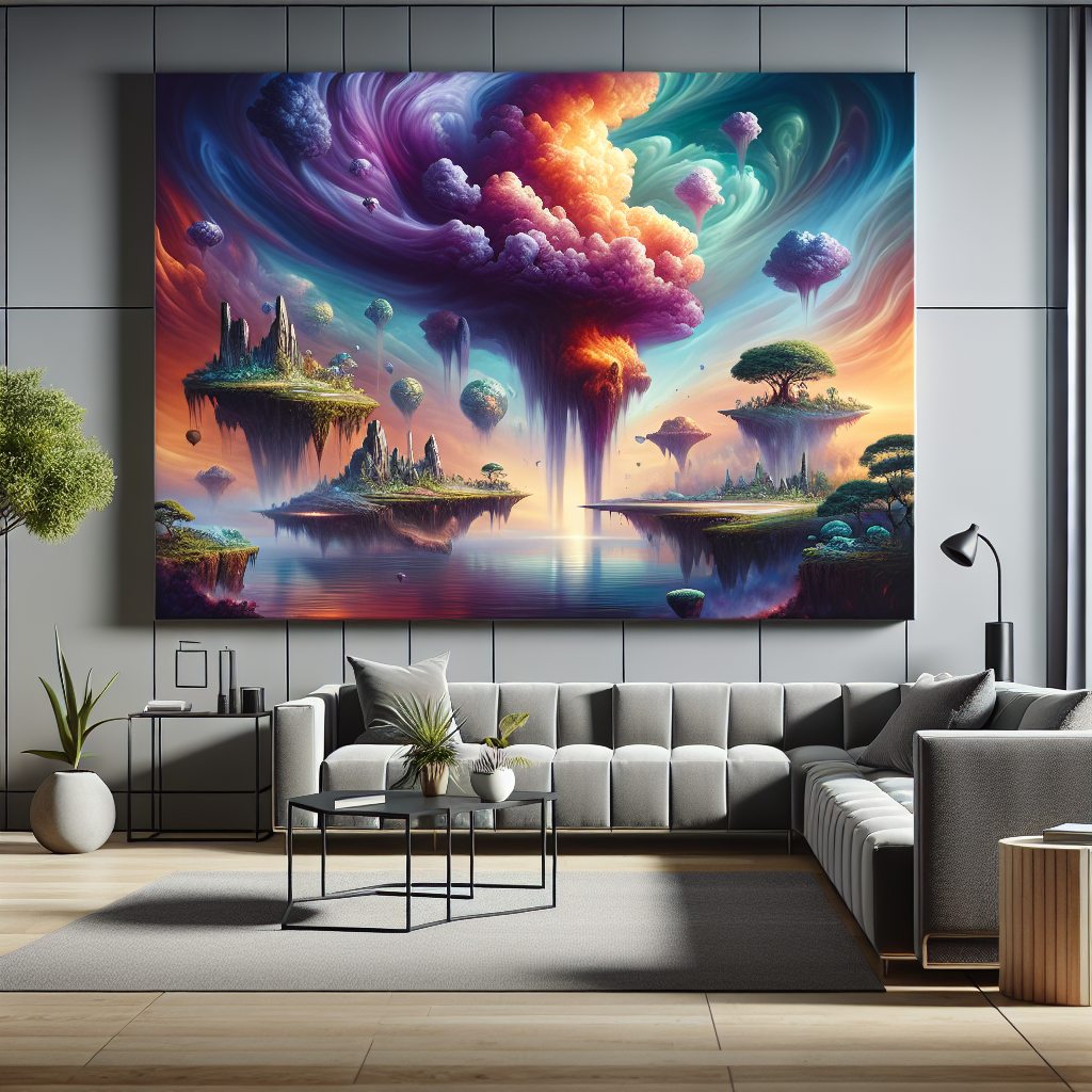 Exploring the Unique Roger Dean Canvas Wall Art for Home Decor  