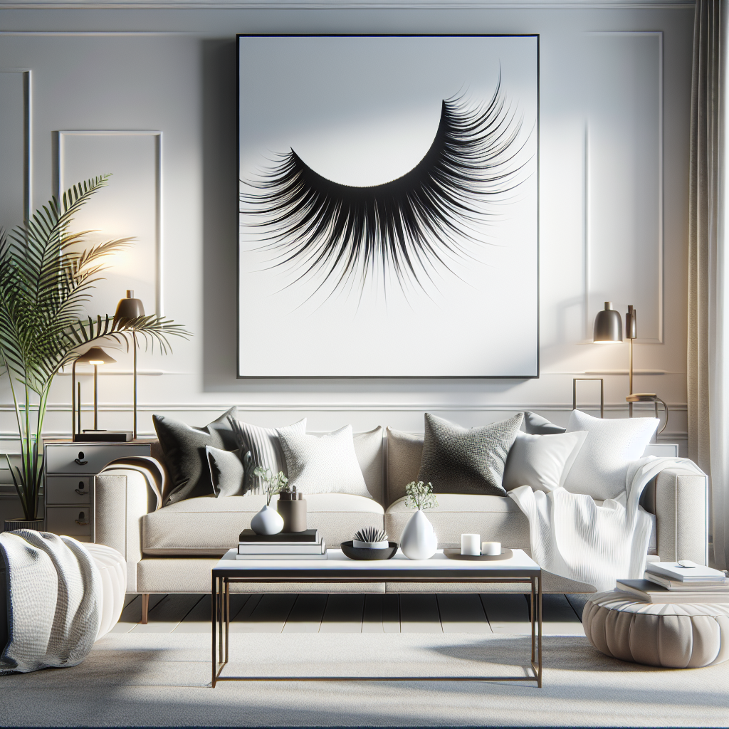 Exploring the Allure of Modern Black and White Eyelash Art Canvas Prints for Home Decor  