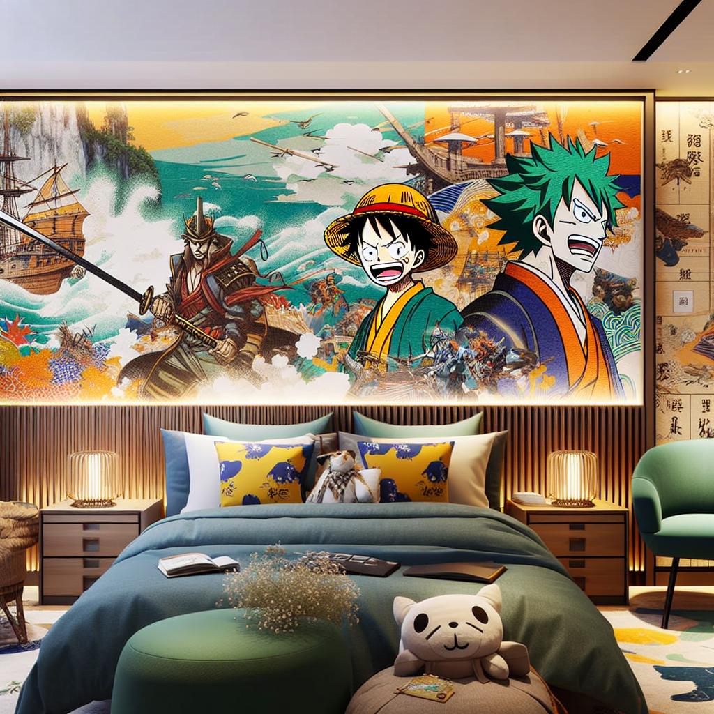 Transform Your Bedroom With a One Piece Anime Wall Poster Scroll for Bedroom Decor  