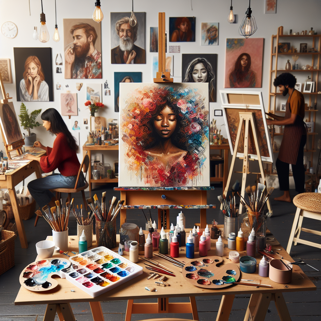 Explore Creative Portrait Painting Ideas for All Skill Levels  