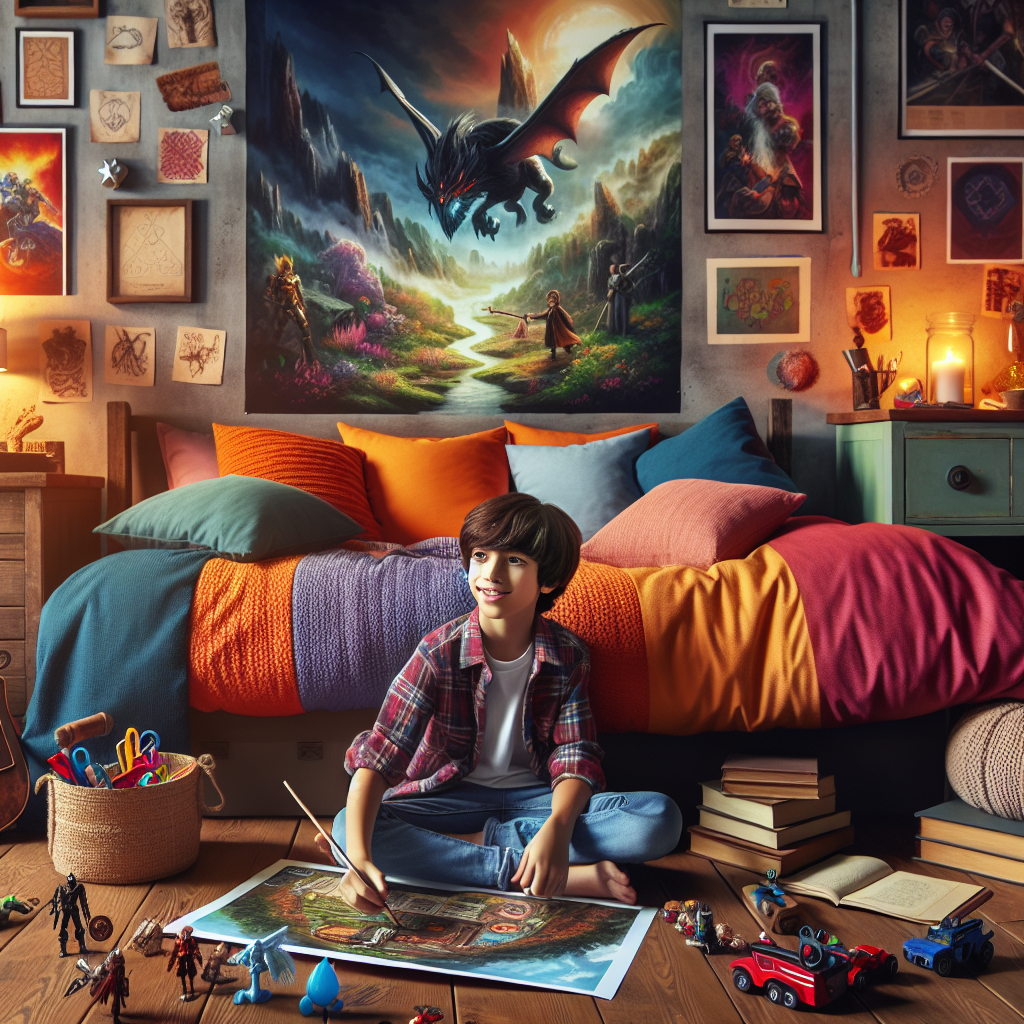 How Wall Art Contributes to a Boy's Creativity and Imagination