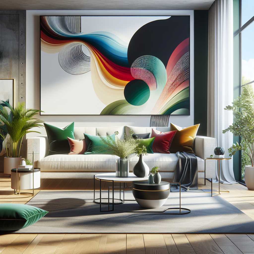 Discover the Impact of Modern Abstract Canvas Wall Art on Living Room Decor  