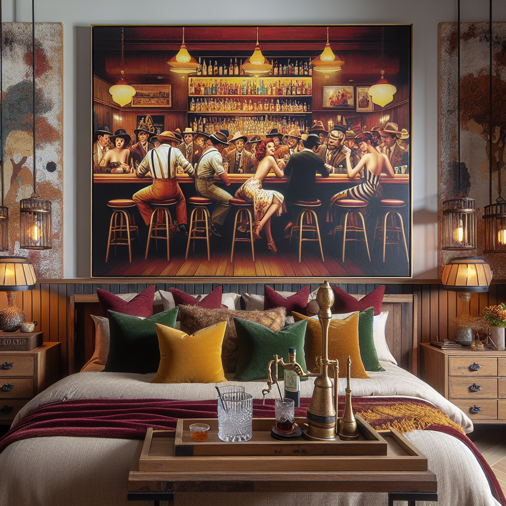 Unique Decor Ideas for Bedrooms Featuring Bar-Themed Artwork Unique Decor Ideas for Bedrooms Featuring Bar-Themed Artwork