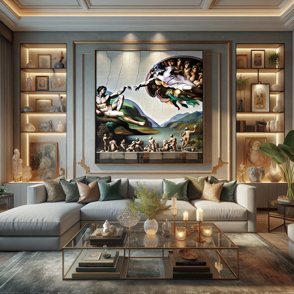 Incorporating Classic Artwork to Enhance Home Atmosphere and Aesthetics  