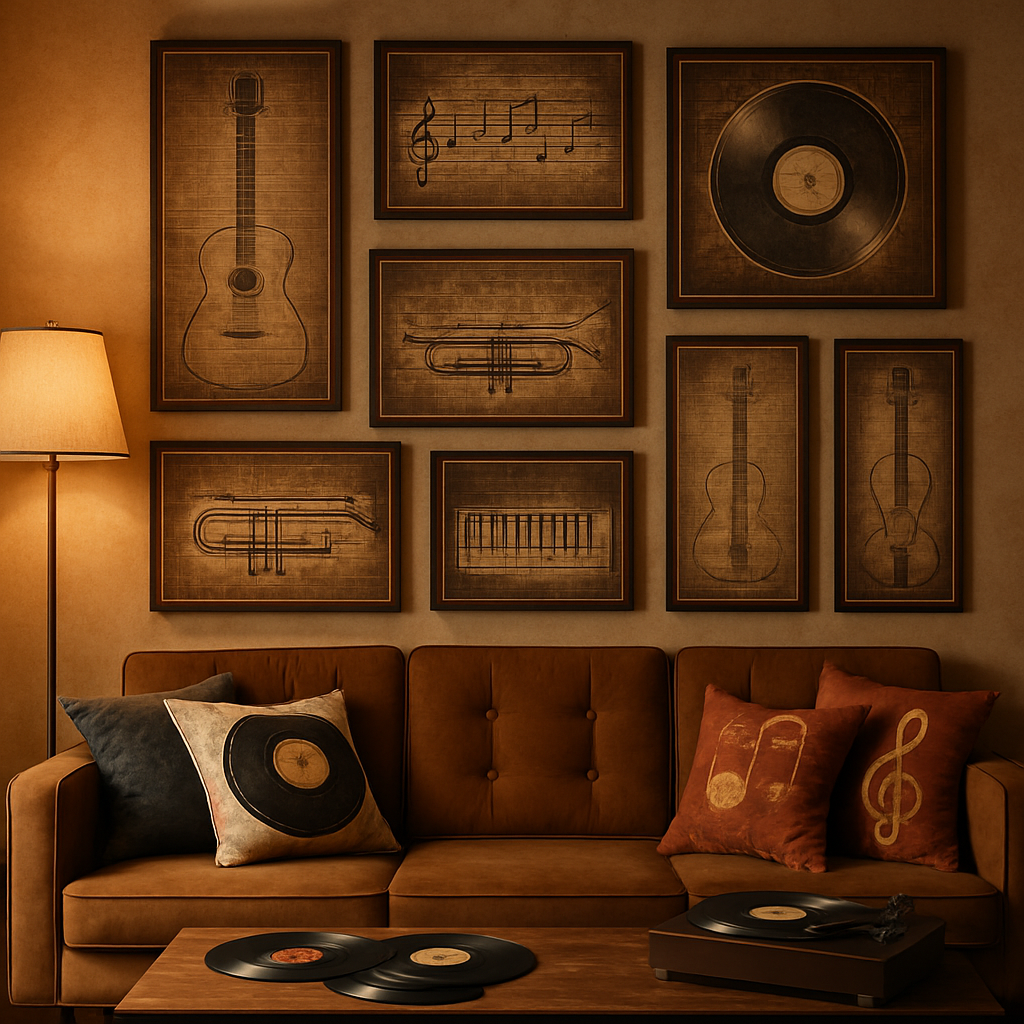 Embrace Nostalgia: The Impact of Music-Inspired Artwork on Home Aesthetics  