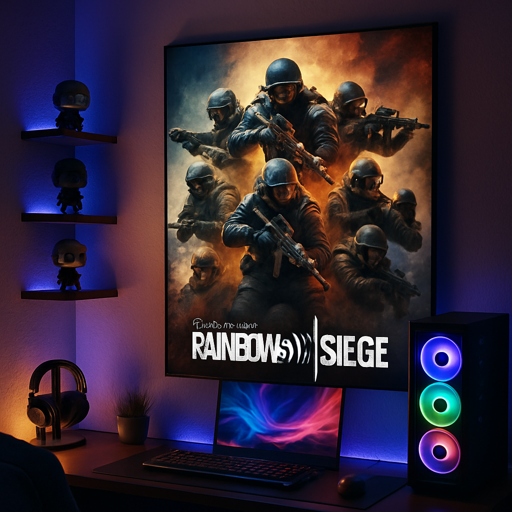 Why a Rainbow Six Siege Art Poster is Essential for Gaming Room Decor  