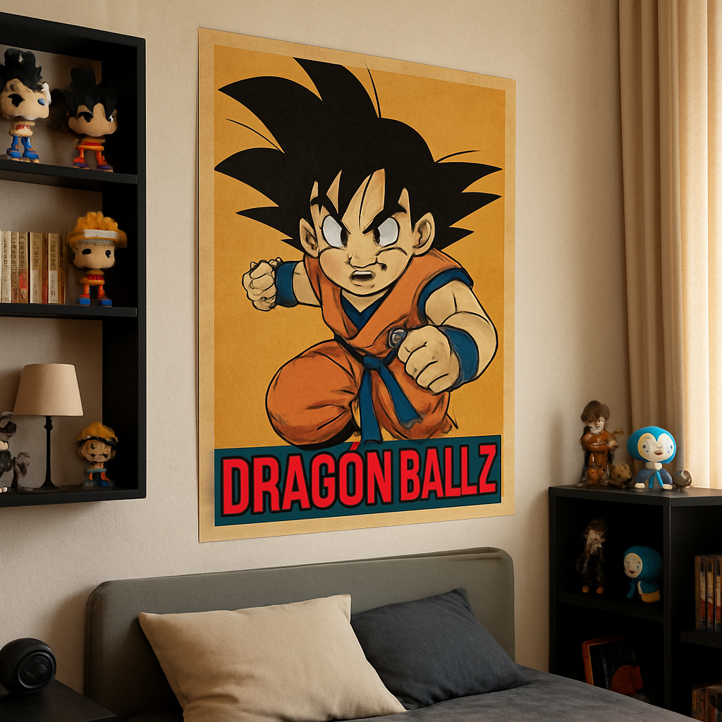 Why the Retro Dragon Ball Z Goku Kraft Poster is Essential for Any Anime Collection Why the Retro Dragon Ball Z Goku Kraft Poster is Essential for Any Anime Collection
