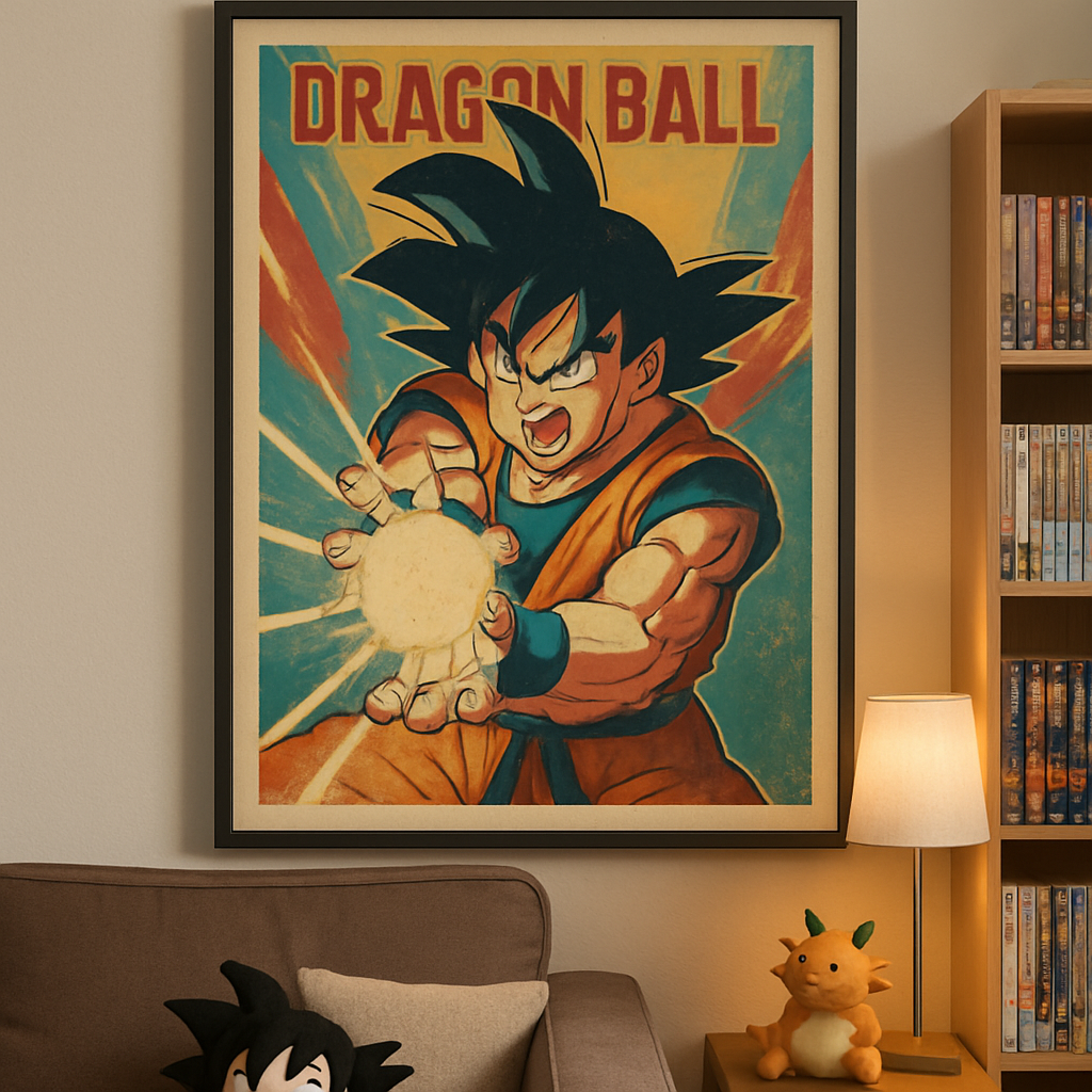 Vintage Dragon Ball Z Goku Art: A Timeless Addition to Your Living Room Decoration Vintage Dragon Ball Z Goku Art: A Timeless Addition to Your Living Room Decoration