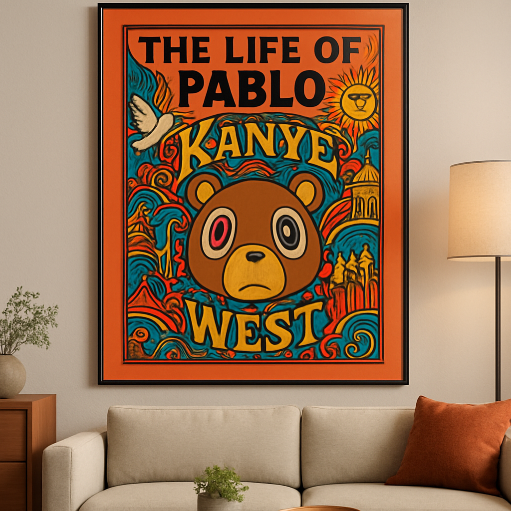 Transform Your Home with Stylish Wall Decor Inspired by Kanye West's Iconic Album  