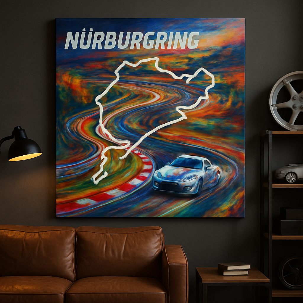 Exploring the Aesthetic Appeal of Stylish Canvas Art Featuring Nurburgring Racing Theme for Home Decor Exploring the Aesthetic Appeal of Stylish Canvas Art Featuring Nurburgring Racing Theme for Home Decor