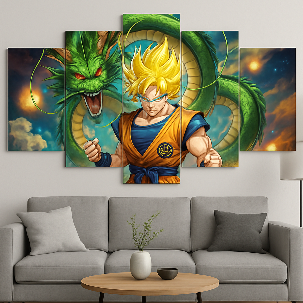The Allure of Five-Piece Dragon Ball Z Artwork for Fans: A Collector's Dream The Allure of Five-Piece Dragon Ball Z Artwork for Fans: A Collector's Dream