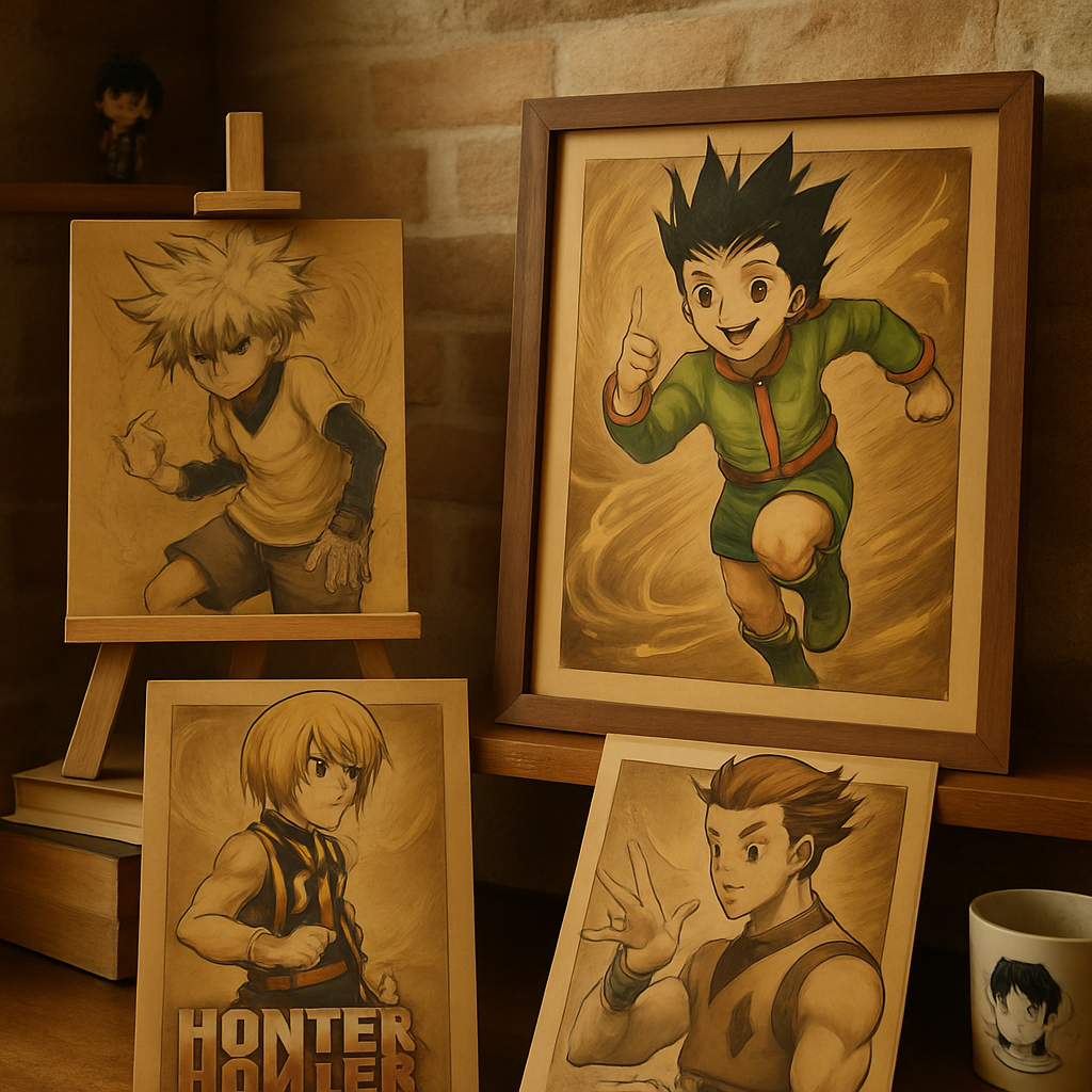 The Unique Kraft Paper Artwork Featuring Hunter X Characters That Captivates Fans The Unique Kraft Paper Artwork Featuring Hunter X Characters That Captivates Fans