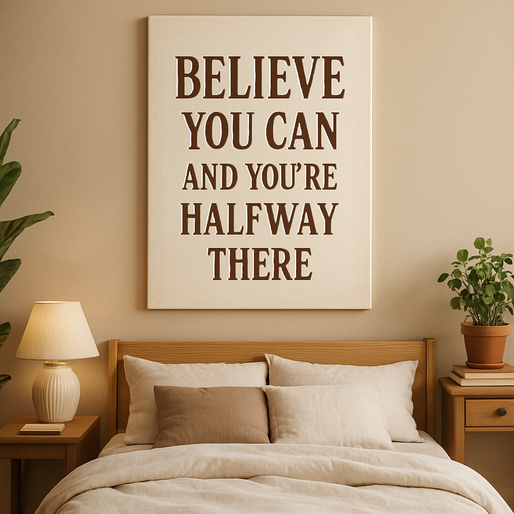 Transform Your Bedroom With Motivational Quote Canvas Art For Bedroom Decor Transform Your Bedroom With Motivational Quote Canvas Art For Bedroom Decor