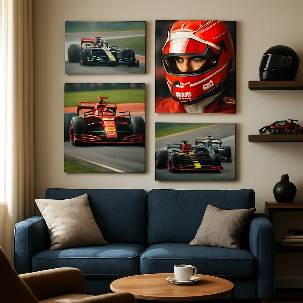 Transform Your Space with Formula 1 Wall Art Canvas Prints for Home Decor  