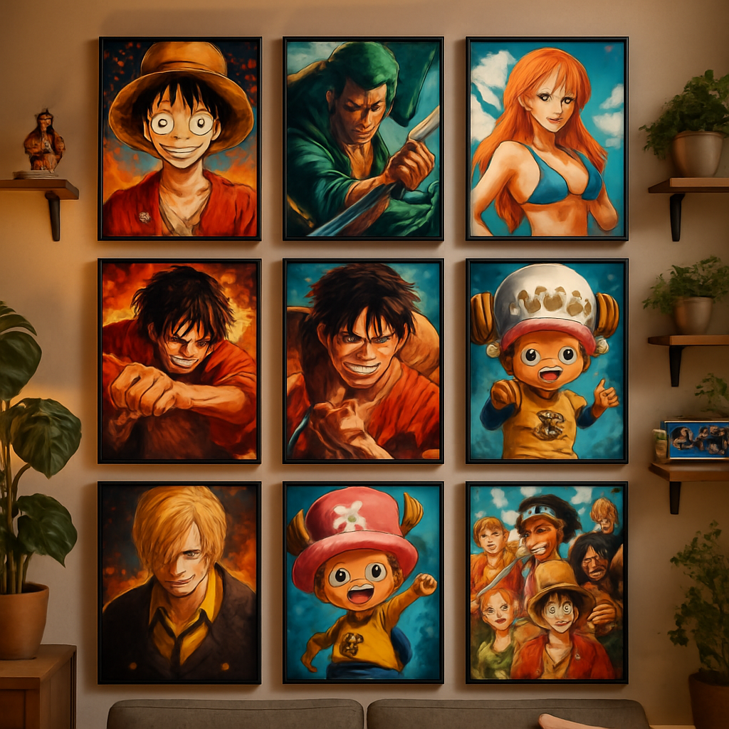Stunning One Piece Art Prints: Perfect Additions for Anime Fans' Home Interiors  