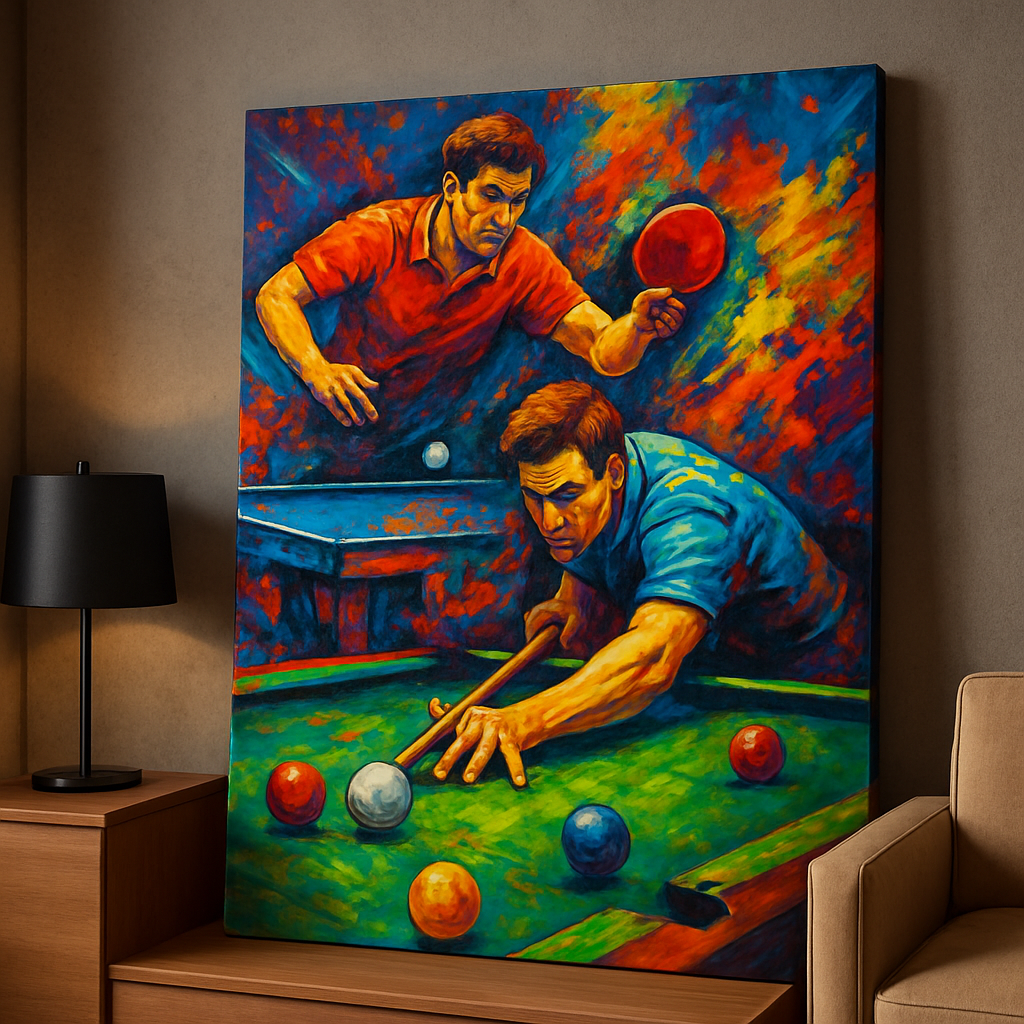 Exploring the Aesthetic Appeal of Vibrant Canvas Art Prints for Sports Enthusiasts  