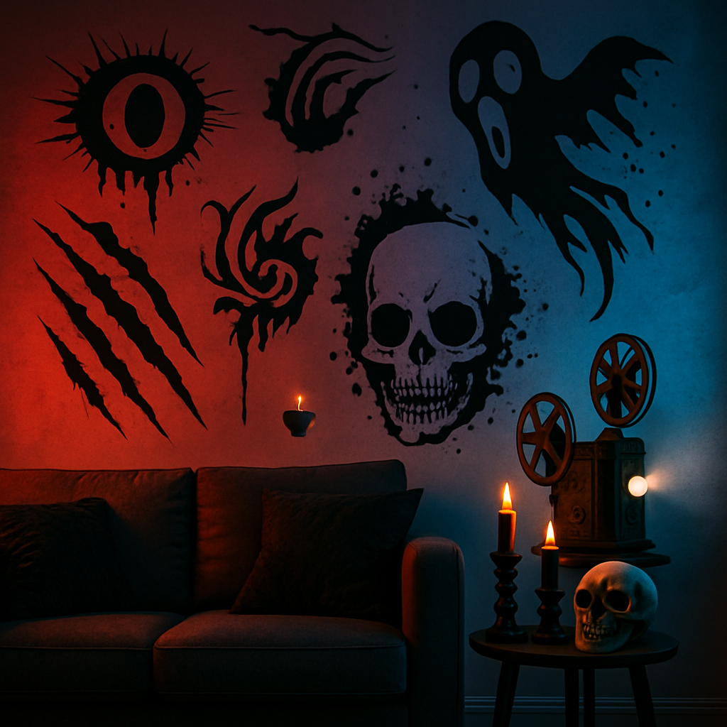 Unique Horror Wall Decals for Home Decor Enthusiasts: A Perfect Blend of Art and Atmosphere  